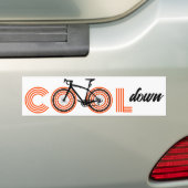 Leuk Eenvoudig Modern Afkoelen Fietsvriendel Bumpersticker (Op auto)