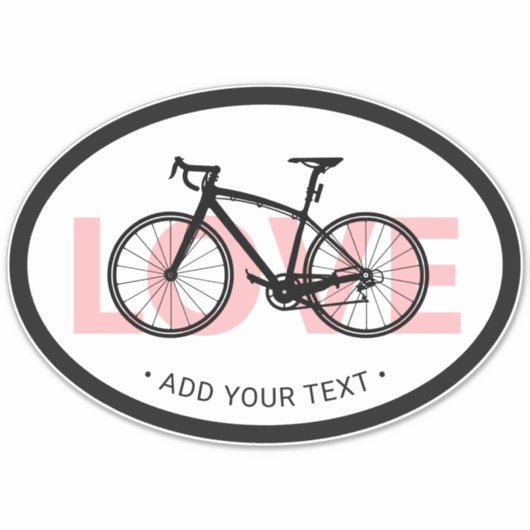 Leuk Eenvoudig Modern Europees Stijl Koele Fietsli Sticker (Voorkant)