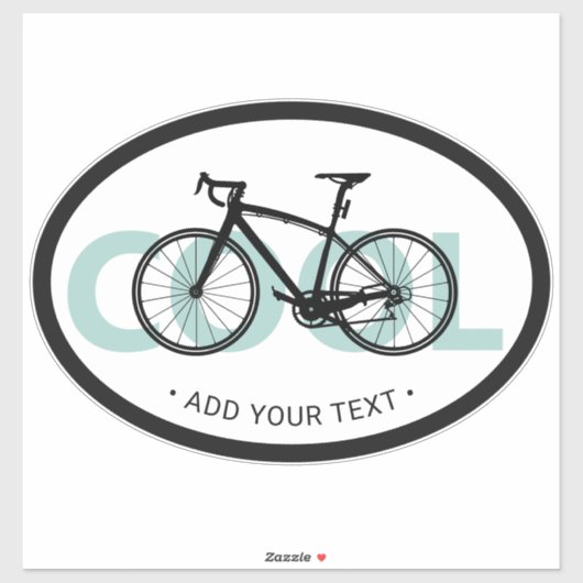 Leuk Eenvoudig Modern Europees Stijl Koele Fietsli Sticker (Vel)