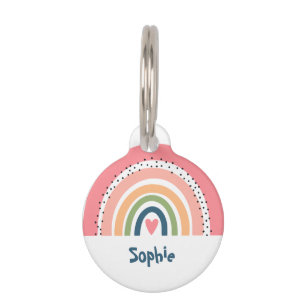LEUK EENVOUDIG REGENBOOG BOHO HUISDIERPENNING
