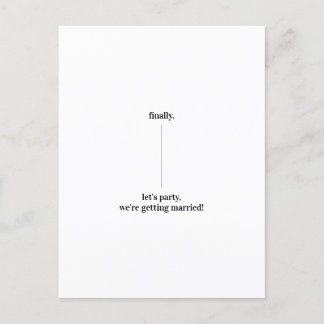 Leuk eigenzinnig ontwerp Sla de datum bruiloft upd Briefkaart