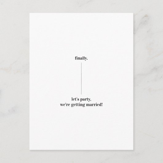 Leuk eigenzinnig ontwerp Sla de datum bruiloft upd Briefkaart (Voorkant)