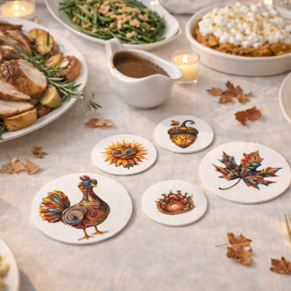 Leuk & eigenzinnig Thanksgiving Schattige Herfstfe Confetti