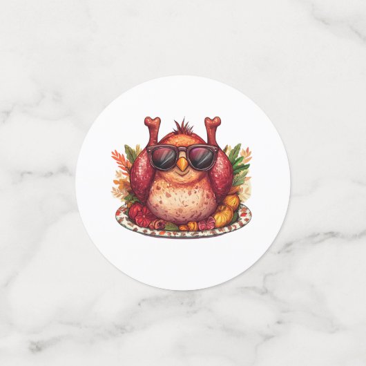 Leuk & eigenzinnig Thanksgiving Schattige Herfstfe Confetti (Kleine voorkant)