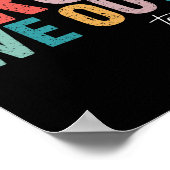 Leuk einde van het schooljaar leraar zomer bruh we poster (Hoek)