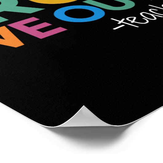 Leuk einde van het schooljaar leraar zomer bruh we poster (Hoek)