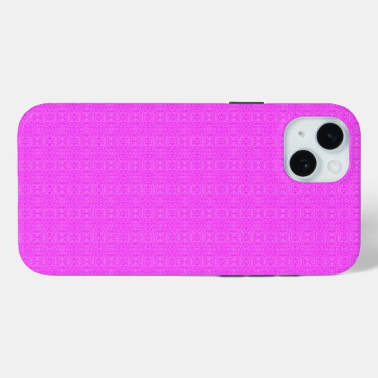 Leuk Elegant Abstract Klein Motief Roze Patroon Case-Mate iPhone Case (Achterkant (horizontaal))