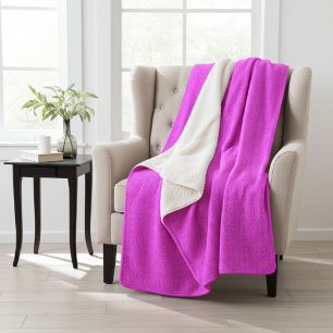 Leuk Elegant Abstract Klein Motief Roze Patroon Sherpa Deken
