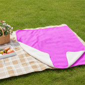 Leuk Elegant Abstract Klein Motief Roze Patroon Sherpa Deken