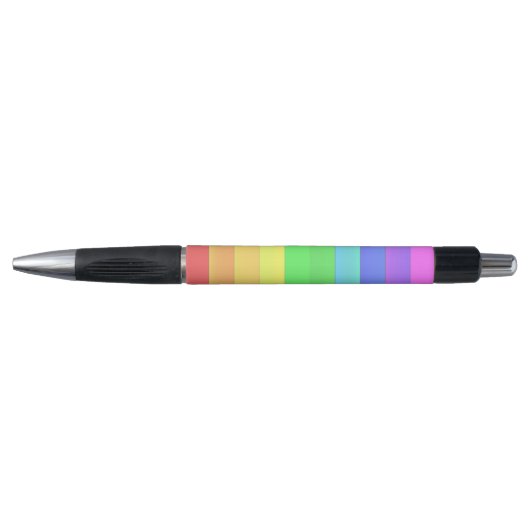  Leuk Elegant Kleurrijke Regenboog Strepen Pen (Voorkant)