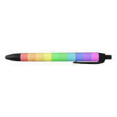  Leuk Elegant Kleurrijke Regenboog Strepen Zwarte Inkt Pen (Bodem)