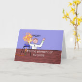 leuk element van verrassing kaart (Gele Bloem)