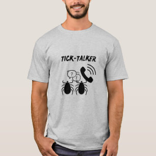 Leuk en catchy "TICK-TALKER" T-shirt
