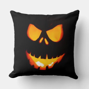 Leuk en cool eng Halloween-gezicht Kussen