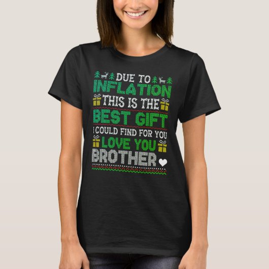 Leuk en eigenzinnig Kerst T-shirt voor broers en z (Voorkant)