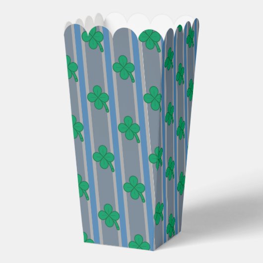 Leuk en Fancy 4 Leaf Clover Popcorn Bedankdoosjes (Voorkant)