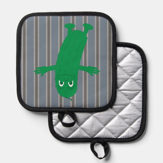 Leuk en Fancy augurk Pannenlap (Voorkant / Achterkant)