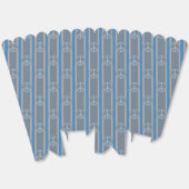 Leuk en Fancy Blauw Grijs Vredesbord Popcorn Bedankdoosjes (Ongevouwen)