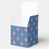 Leuk en Fancy Blauw Kerst Peppermint Snoep Bedankdoosjes (Geopend)