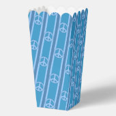Leuk en Fancy Blauw Vredesbord Popcorn Bedankdoosjes (Achterkant)