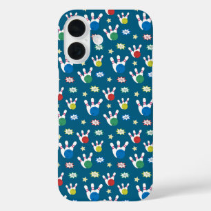 Leuk en Fancy Bowling Pattern iPhone 16 Hoesje