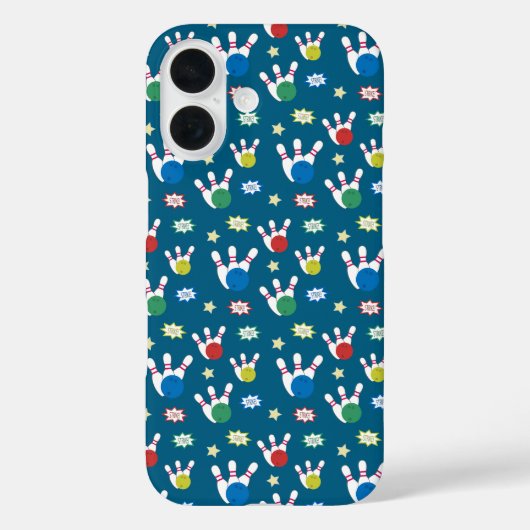 Leuk en Fancy Bowling Pattern Case-Mate iPhone Case (Achterkant)