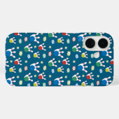 Leuk en Fancy Bowling Pattern Case-Mate iPhone Case (Achterkant (horizontaal))
