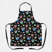 Leuk en Fancy Bowling Pattern Schort (Voorkant)