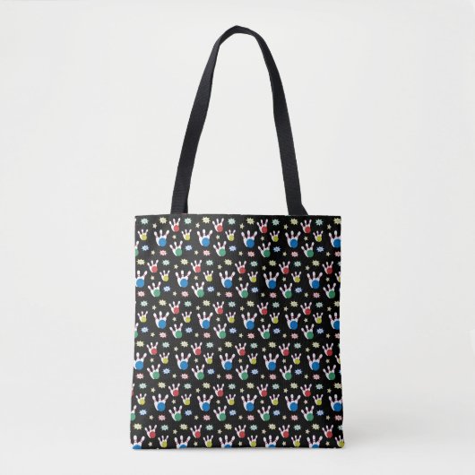 Leuk en Fancy Bowling Pattern Tote Bag (Voorkant)