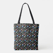 Leuk en Fancy Bowling Pattern Tote Bag (Achterkant)