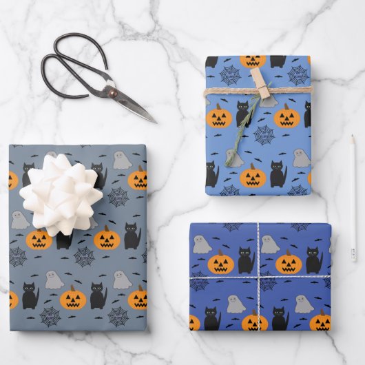 Leuk en Fancy Halloween Inpakpapier Vel (Voorkant)