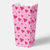 Leuk en Fancy hart Popcorn Bedankdoosjes (Achterkant)