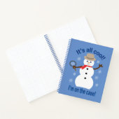 Leuk en Fancy Het is allemaal Cool Snowman Detecti Notitieboek (Binnen)