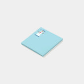 Leuk en Fancy Het is allemaal Cool Snowman Detecti Post-it® Notes (Schuin)