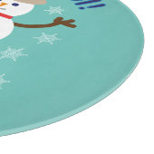 Leuk en Fancy Het is allemaal Cool Snowman Detecti Snijplank (Hoek)