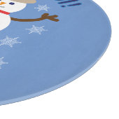 Leuk en Fancy Het is allemaal Cool Snowman Detecti Snijplank (Hoek)