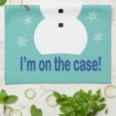 Leuk en Fancy Het is allemaal Cool Snowman Detecti Theedoek (Gevouwen)