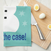 Leuk en Fancy Het is allemaal Cool Snowman Detecti Theedoek (Quarter Fold)