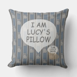 Leuk en Fancy  Kat Gestreept Kussen