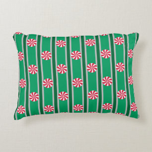 Leuk en Fancy Kerst Peppermint Snoep Accent Kussen