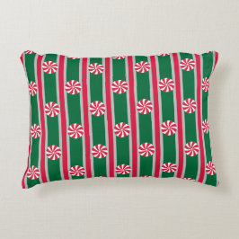 Leuk en Fancy Kerst Peppermint Snoep Accent Kussen