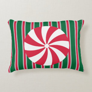 Leuk en Fancy Kerst Peppermint Snoep Accent Kussen