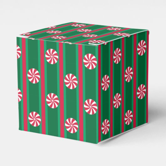 Leuk en Fancy Kerst Peppermint Snoep Bedankdoosjes (Voorkant Zijde)