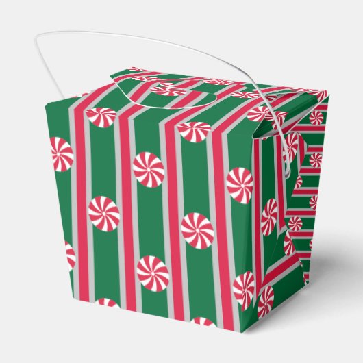 Leuk en Fancy Kerst Peppermint Snoep Bedankdoosjes (Achterkant)