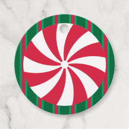 Leuk en Fancy Kerst Peppermint Snoep Bedankjes Labels