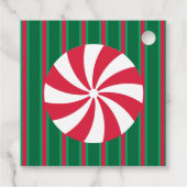 Leuk en Fancy Kerst Peppermint Snoep Bedankjes Labels (Achterkant)