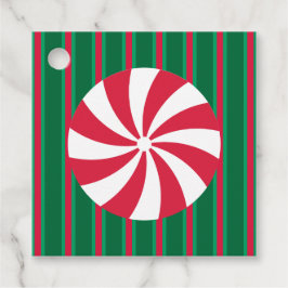 Leuk en Fancy Kerst Peppermint Snoep Bedankjes Labels