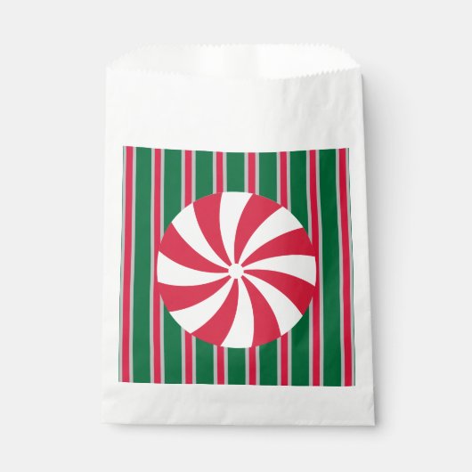 Leuk en Fancy Kerst Peppermint Snoep Bedankzakje (Voorkant)