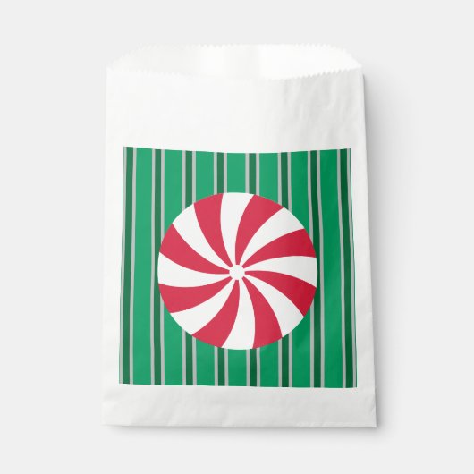 Leuk en Fancy Kerst Peppermint Snoep Bedankzakje (Voorkant)