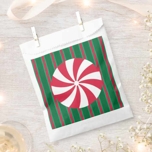 Leuk en Fancy Kerst Peppermint Snoep Bedankzakje (Geknipt)